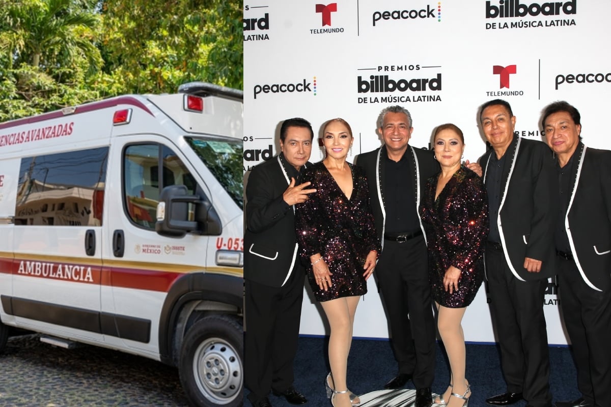 Los Ángeles Azules accidente, Incidente, Presentación, México, Celebridades, Impacto