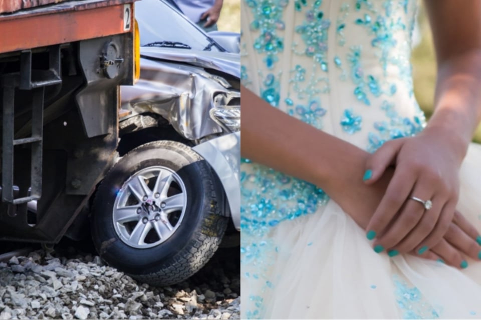 Iban a quinceañera y seis terminaron muertos tras chocar contra tren