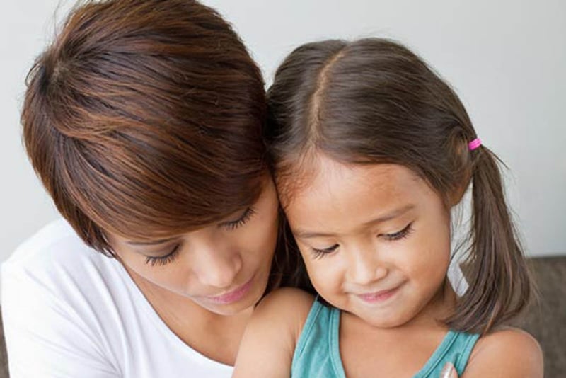 mother and daughter, communication, Active listening with kids