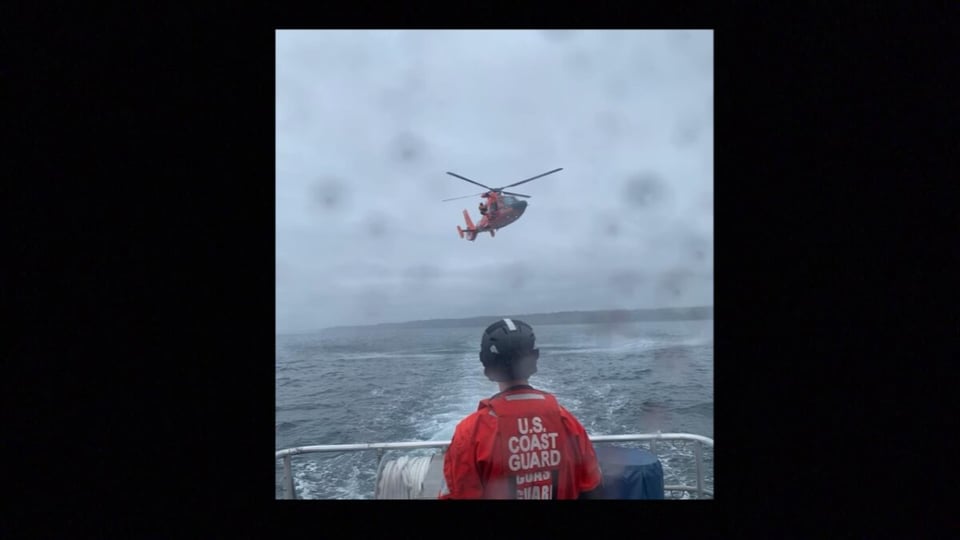 Guardia Costera de los Estados Unidos, helicóptero, rescate, mar, MundoNOW