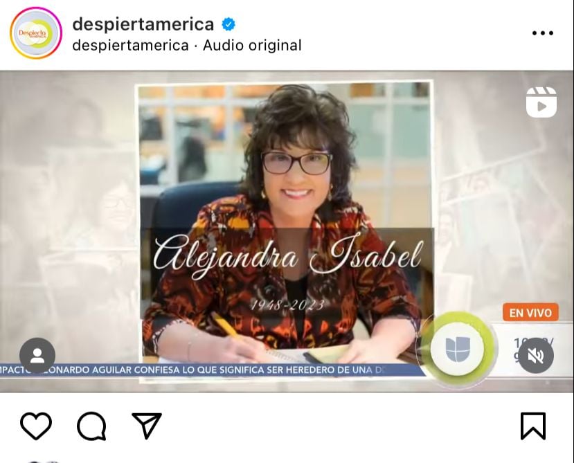 "Una mujer súper dedicada a la profesión que amaba"