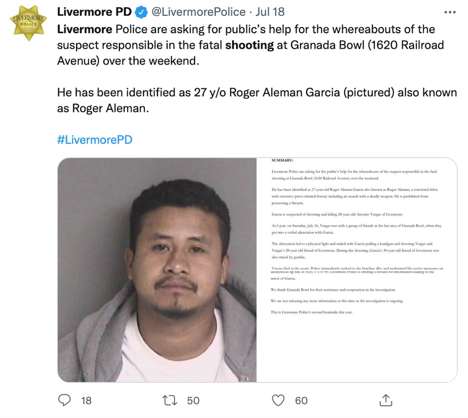 Capturan a Roger Alemán García tras varios días de pesquisas