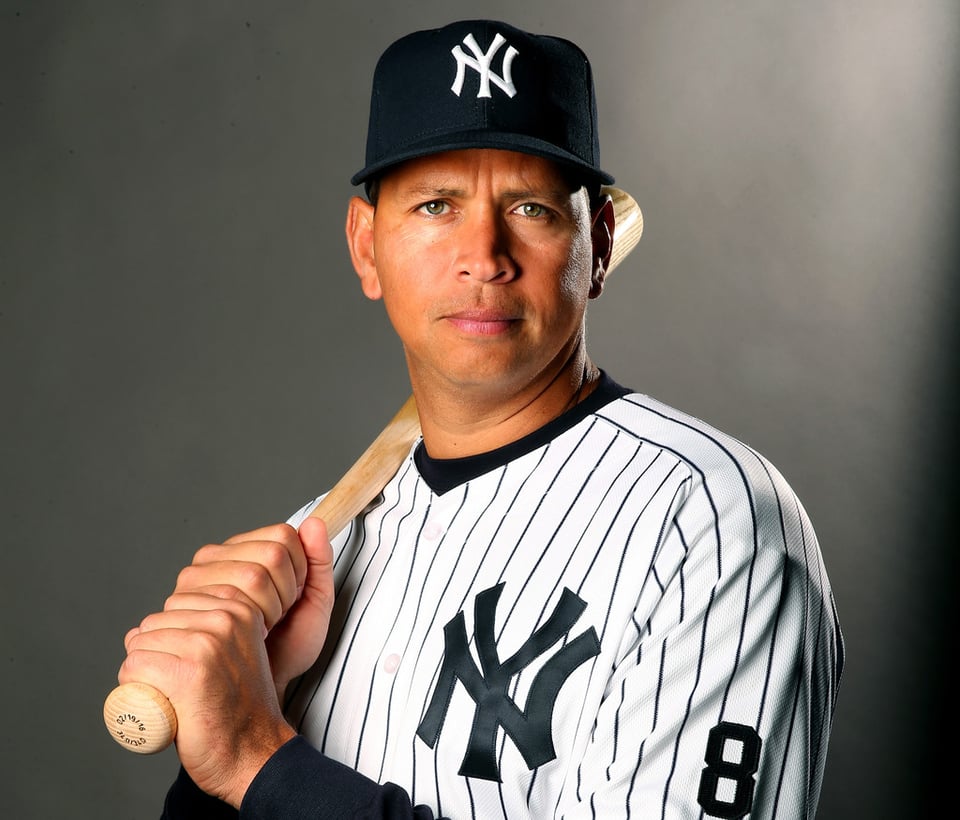 Patrimonio neto de Alex Rodríguez, béisbol, estrella, JLo, uniforme