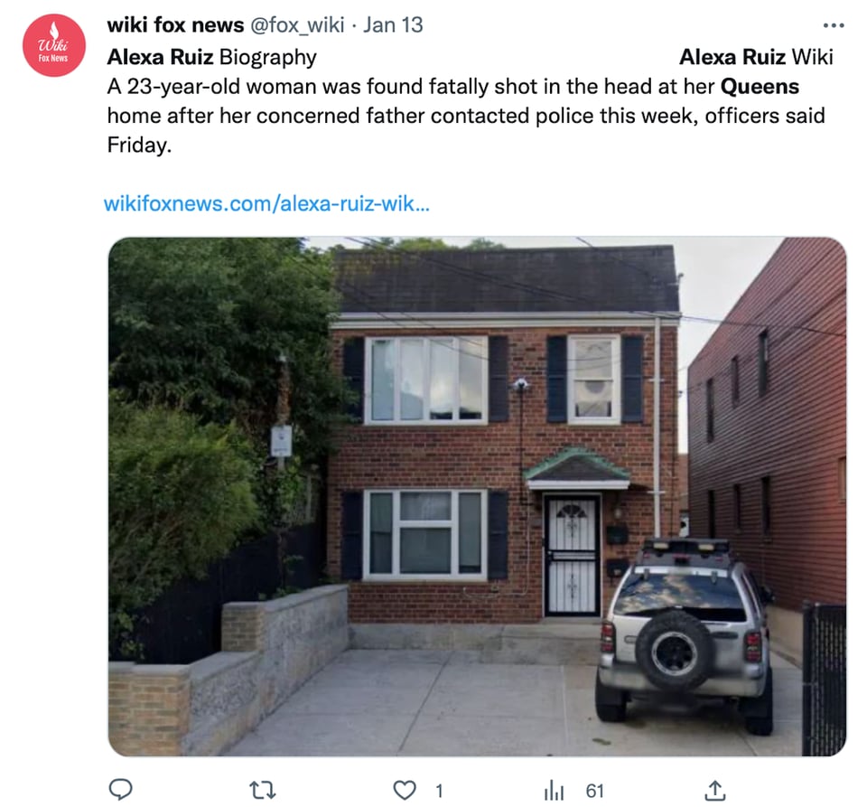 La muchacha fue asesinada en su propia habitación
