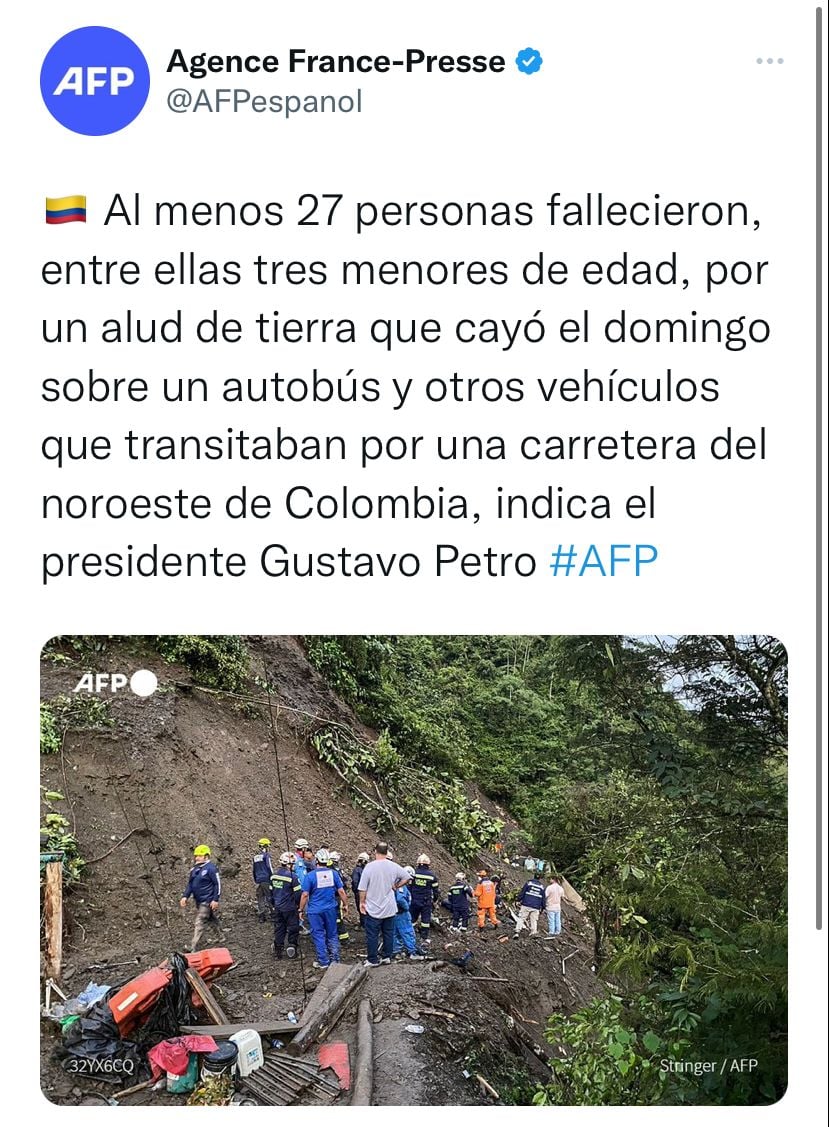 Así fue la tragedia tras el alud