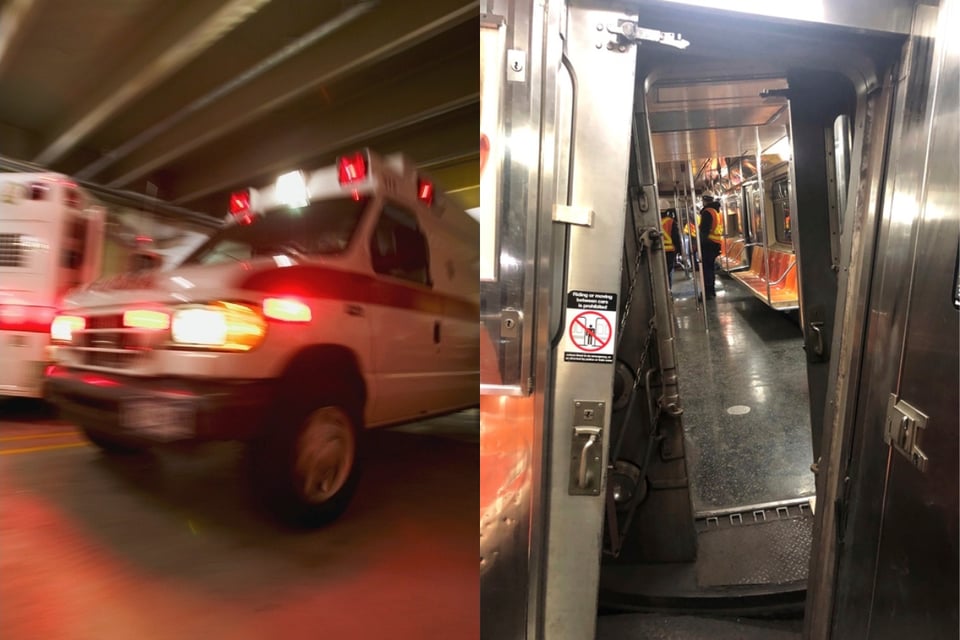 Confirman múltiples heridos tras choque de trenes en Nueva York
