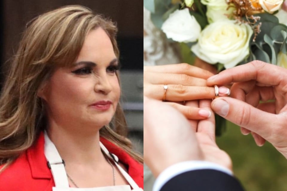Ana Patricia Rojo se casa a los 50 años por tercera ocasión y la critican por su vestido