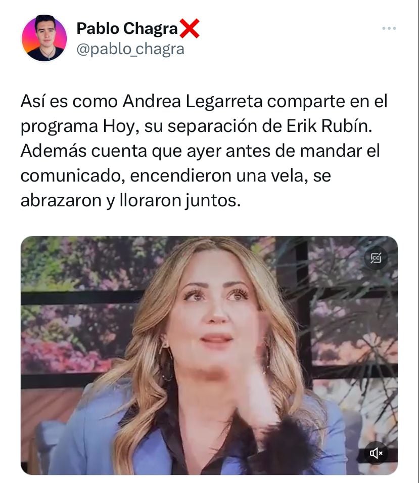 La pareja atravesó difíciles momentos