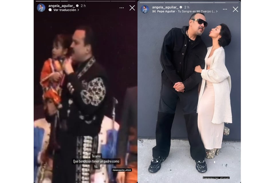 Ángela Aguilar, Pepe Aguilar, mensaje, Día del Padre, relación, MundoNOW