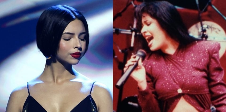 ¿No le llega ni a los talones? Resurge video del día que Ángela Aguilar imitó a Selena