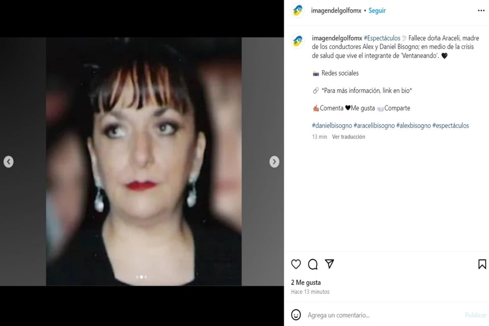 familia, carrera artística, María Araceli Bisogno Tapia, relación, MundoNOW