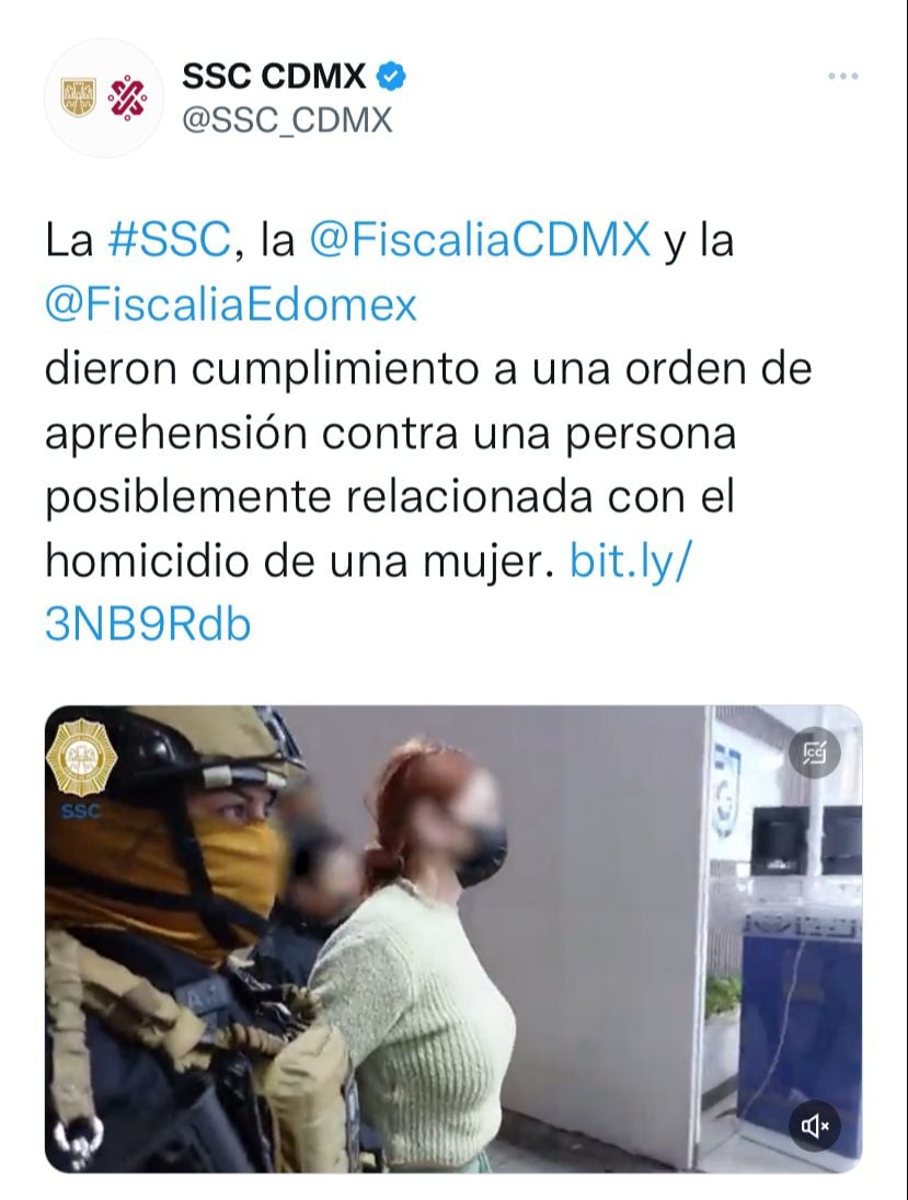 Arrestan a amiga de Ariadna Fernanda