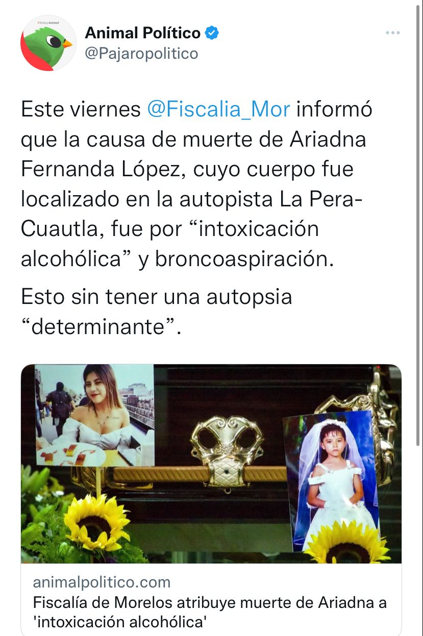 How did the young Mexican girl die?