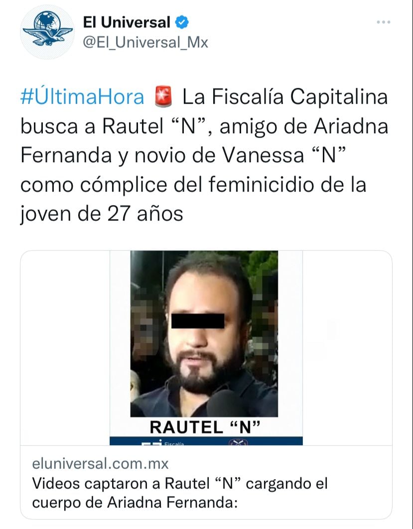 Amigo de Ariadna Fernanda fue captado en video haciendo lo impensable