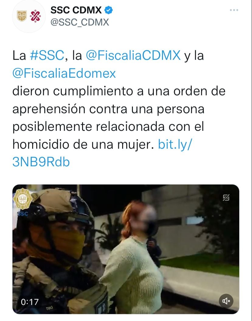 "Se le presume inocente", dijo la SSC