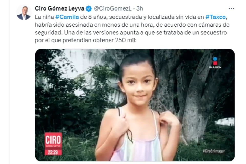 asesinato, menor, revelación, causa de muerte, mundonow