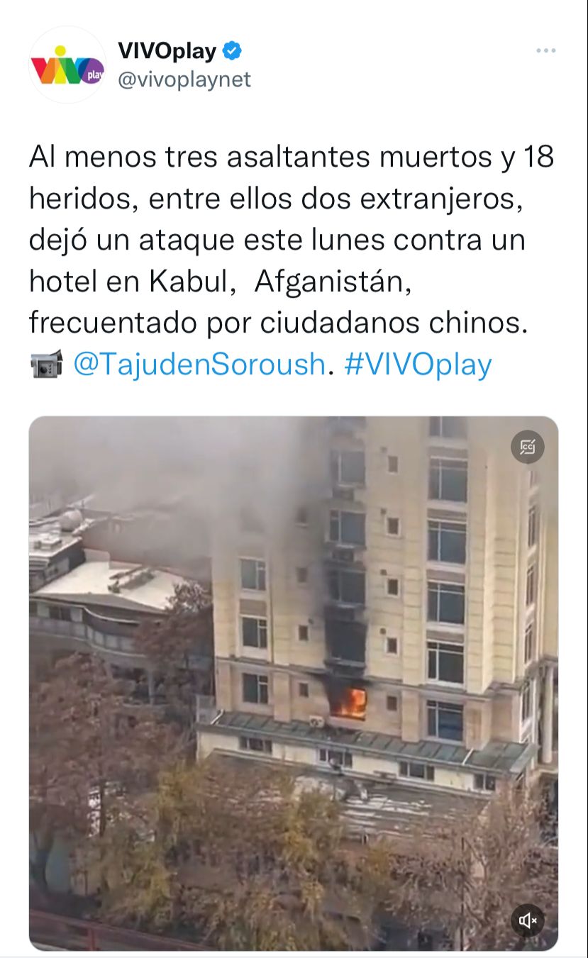 Muestran videos del hotel tras el atentado