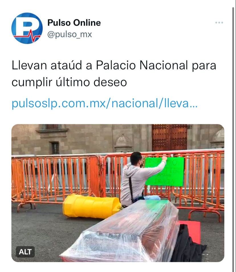 ¿De quién es el supuesto cadáver que le llevaron a AMLO?