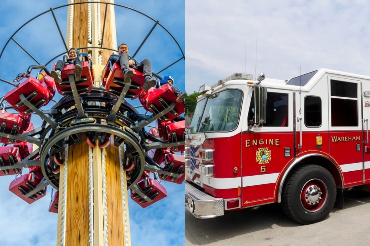 People Trapped in Oregon Amusement Park Rescued, Oaks Amusement Park, Alert, Incident - Rescatan personas atrapadas en parque, Oregón, Oaks Amusement Park, Alerta, Incidente