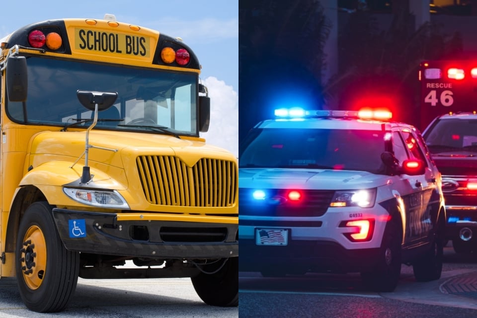 8 children hospitalized after terrifying school bus accident in North Carolina