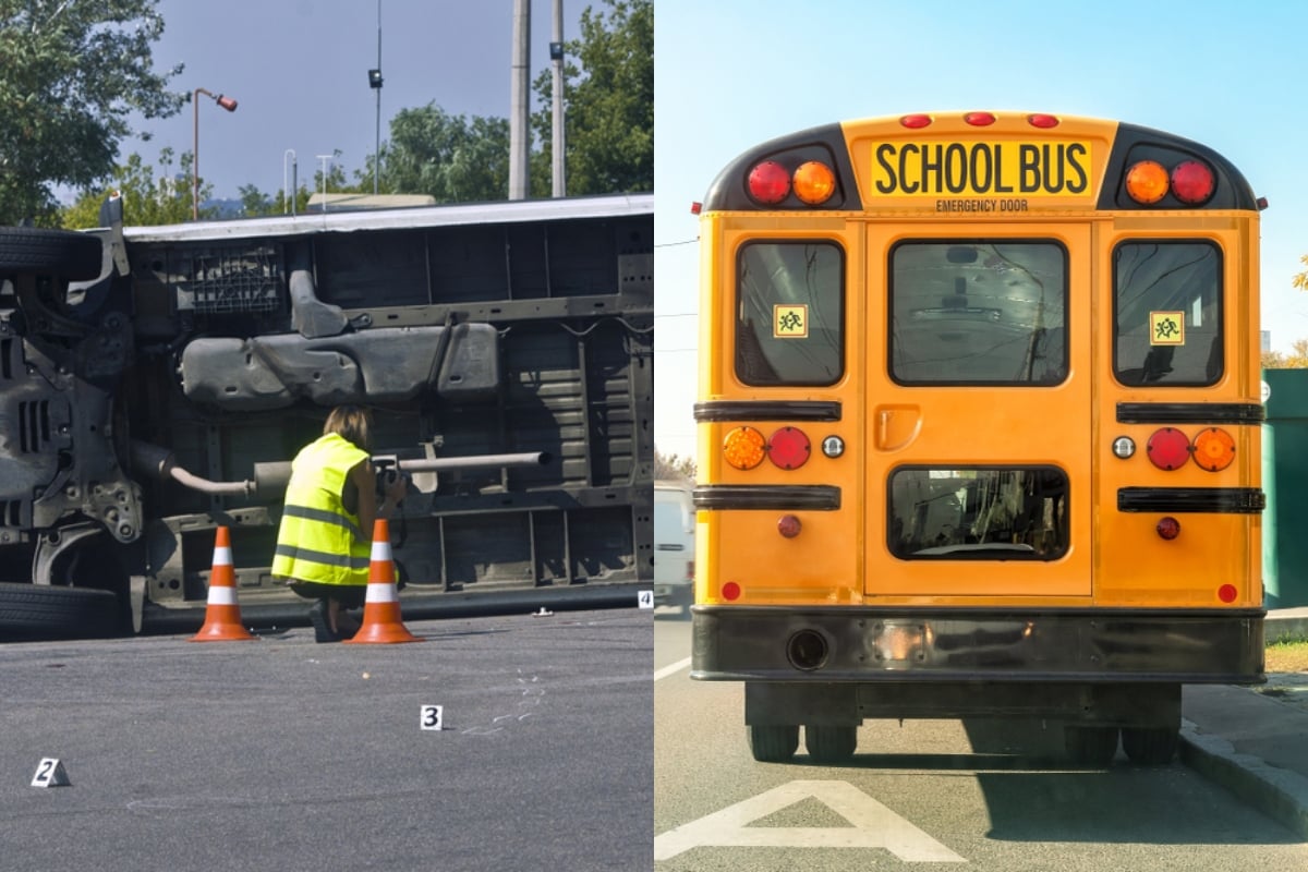 School Bus Accident Wisconsin, road, students, injured - Accidente, vial, estudiantes, heridos, Hudson, MundoNOW, Wisconsin