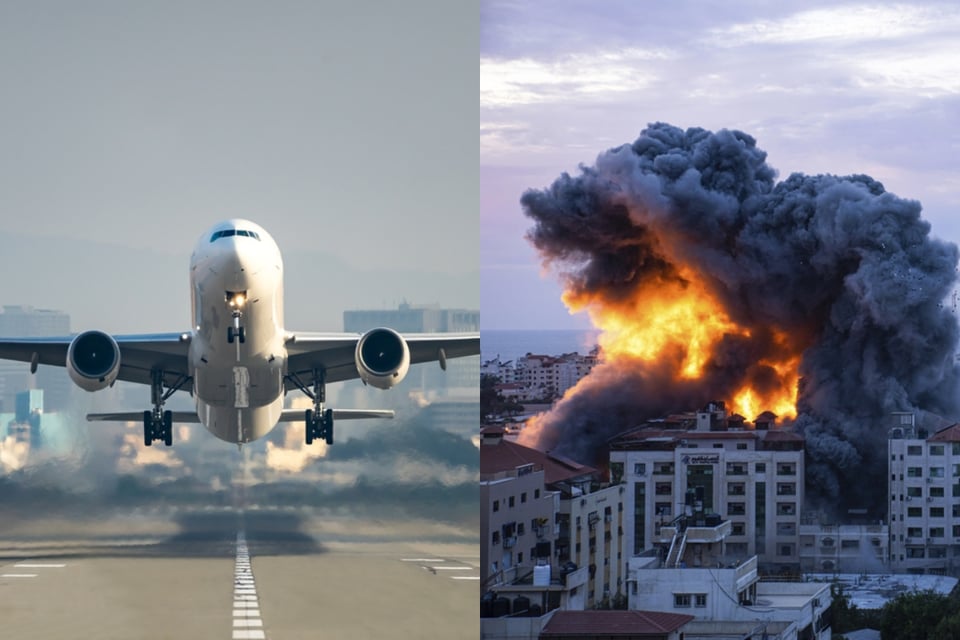 Las aerolíneas suspenden vuelos a Tel Aviv mientras la guerra continúa