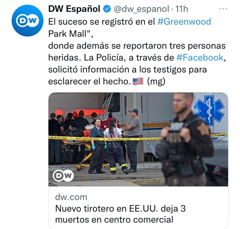 Piden "oraciones para las víctimas"