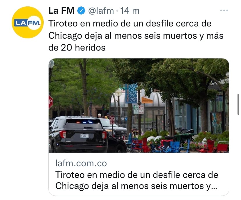 El tirador seguía suelto