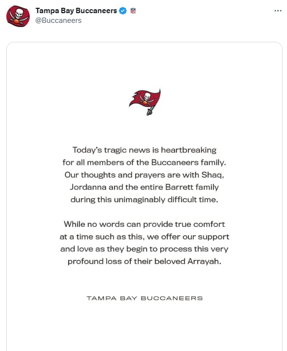 mourning nfl