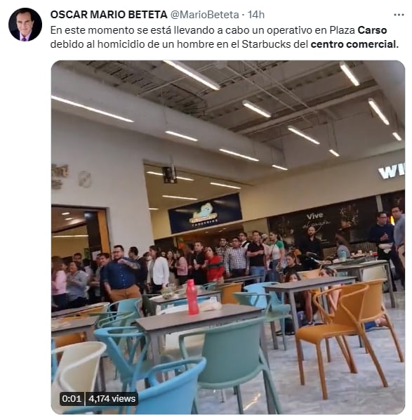 Matan narco Starbucks México