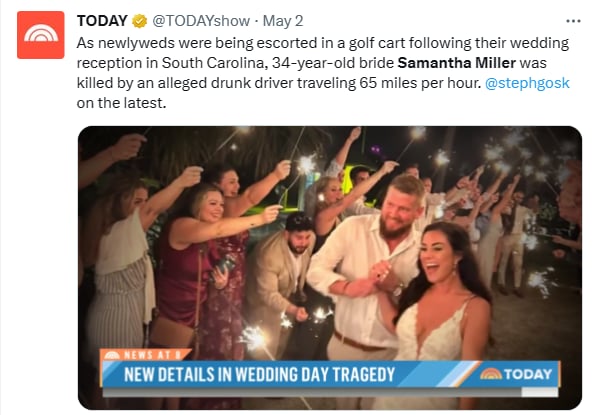 Husbands run over