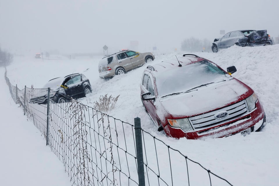 Frío nieve Estados Unidos