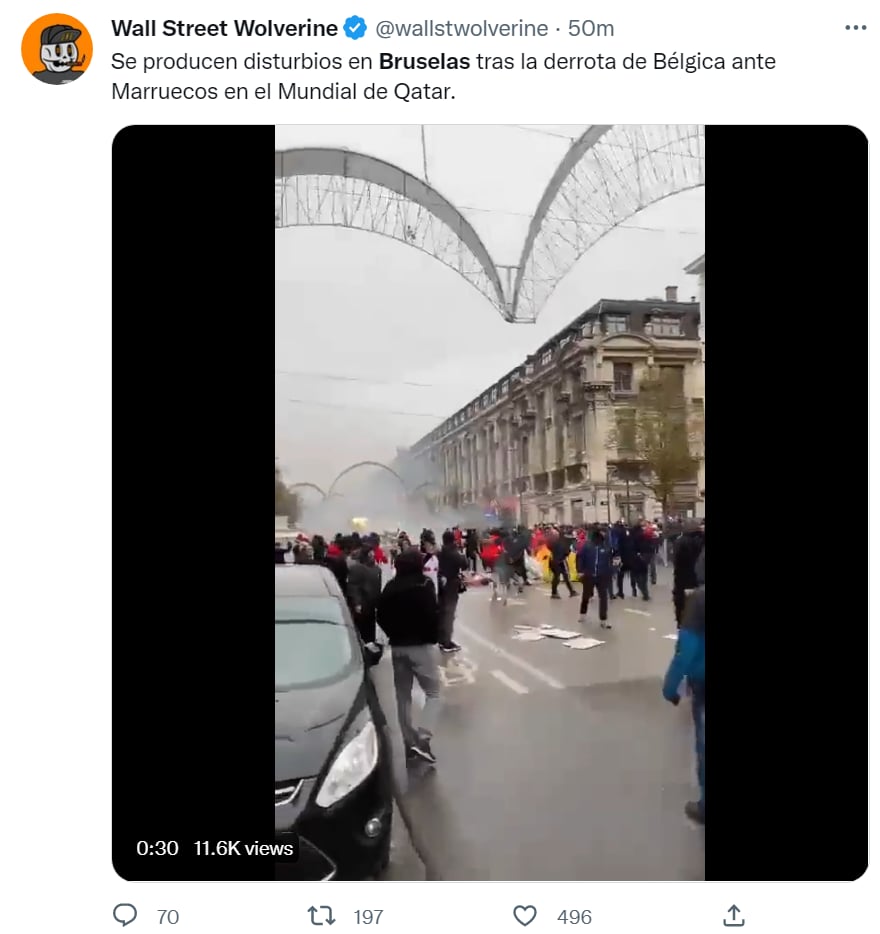 Violencia Bélgica Marruecos