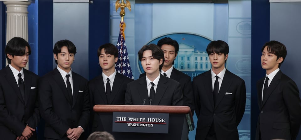 BTS llega a la Casa Blanca para hablar sobre el odio a la comunidad asiática