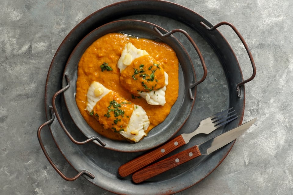 Receta de Bacalao a la Vizcaína, Bacalao, Recetas, Comida, Año Nuevo