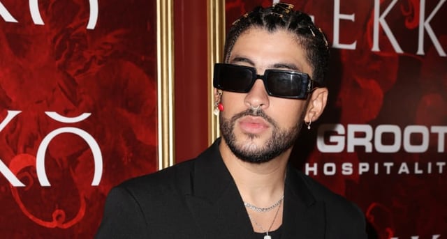 Bad Bunny’s Bugatti is hit by a Lamborghini at the opening of his new restaurant