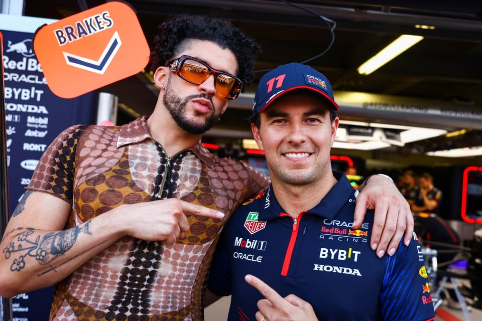 Bad Bunny, Checo Pérez, Mónaco, video, Al Pacino