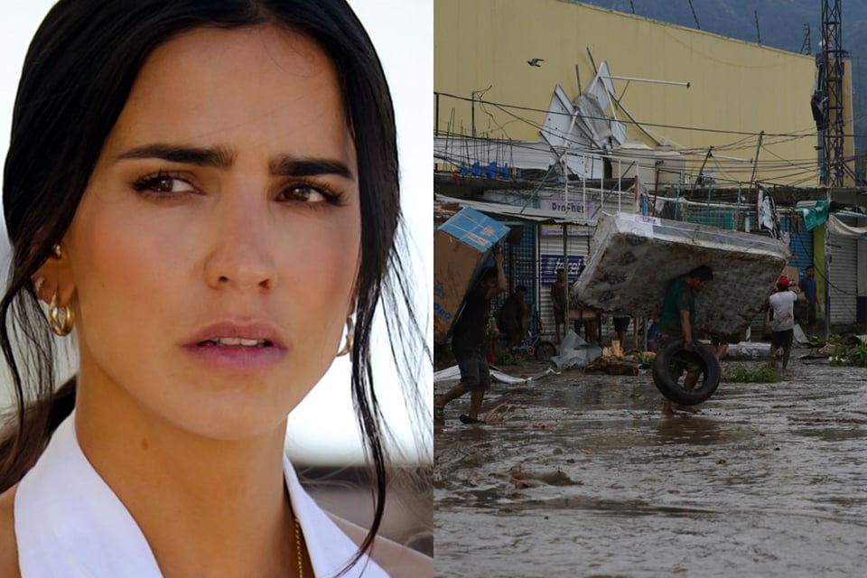 Bárbara de Regil revela que su papá está atrapado tras paso de Otis