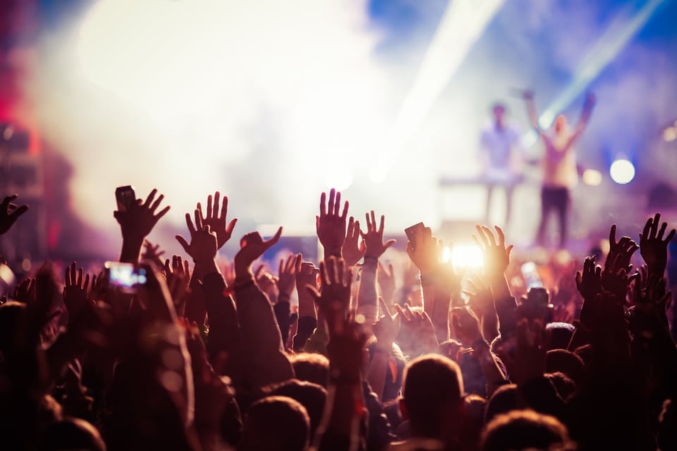 Concierto, persona agredida, evento masivo, violencia
