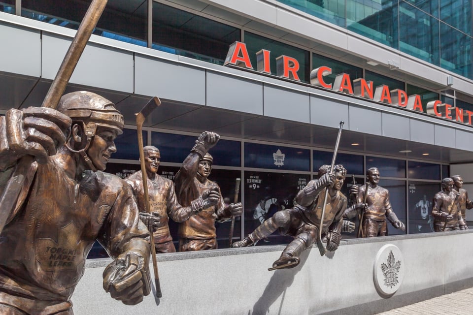 Entrada de la Arena de los Maple Leafs