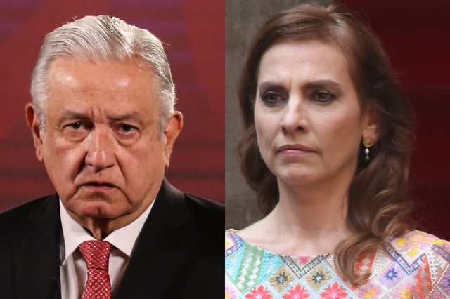 Primera dama de México es criticada por su vestuario de ‘La Bruja del 71’