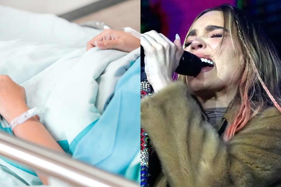 Hospitalizan de emergencia a Belinda y cancela concierto