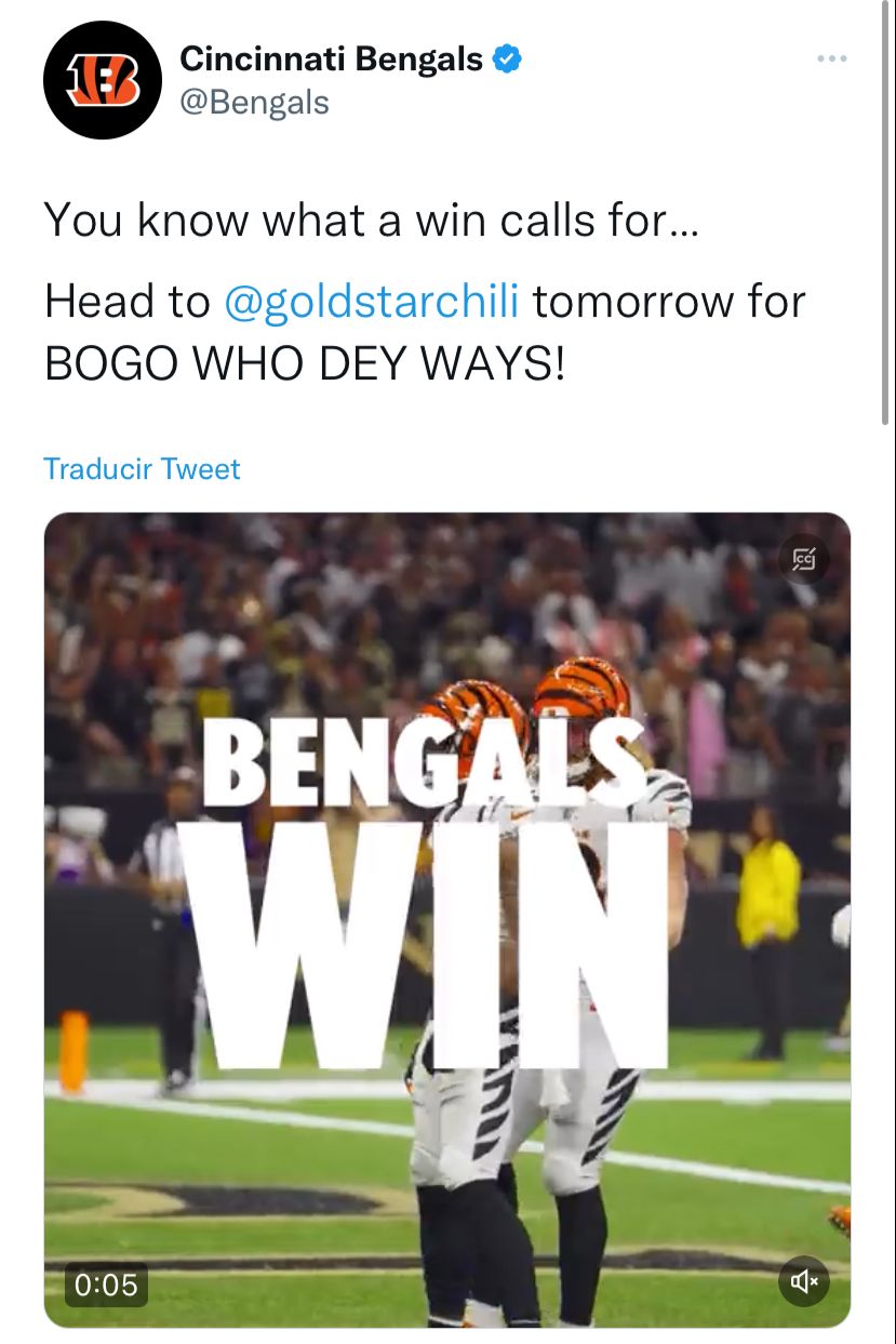 Bengals vs Saints