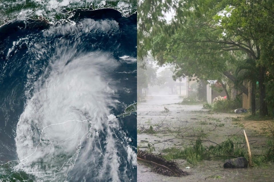 Residentes de Texas están avisados: Habrá inundaciones y cortes de luz por huracán Beryl