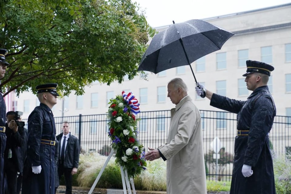 El presidente Joe Biden honra a las víctimas del 11 de septiembre