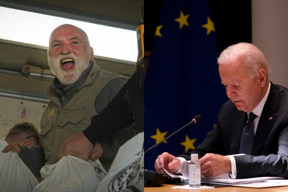 El presidente Joe Biden envió condolencias al chef José Andrés por ataque