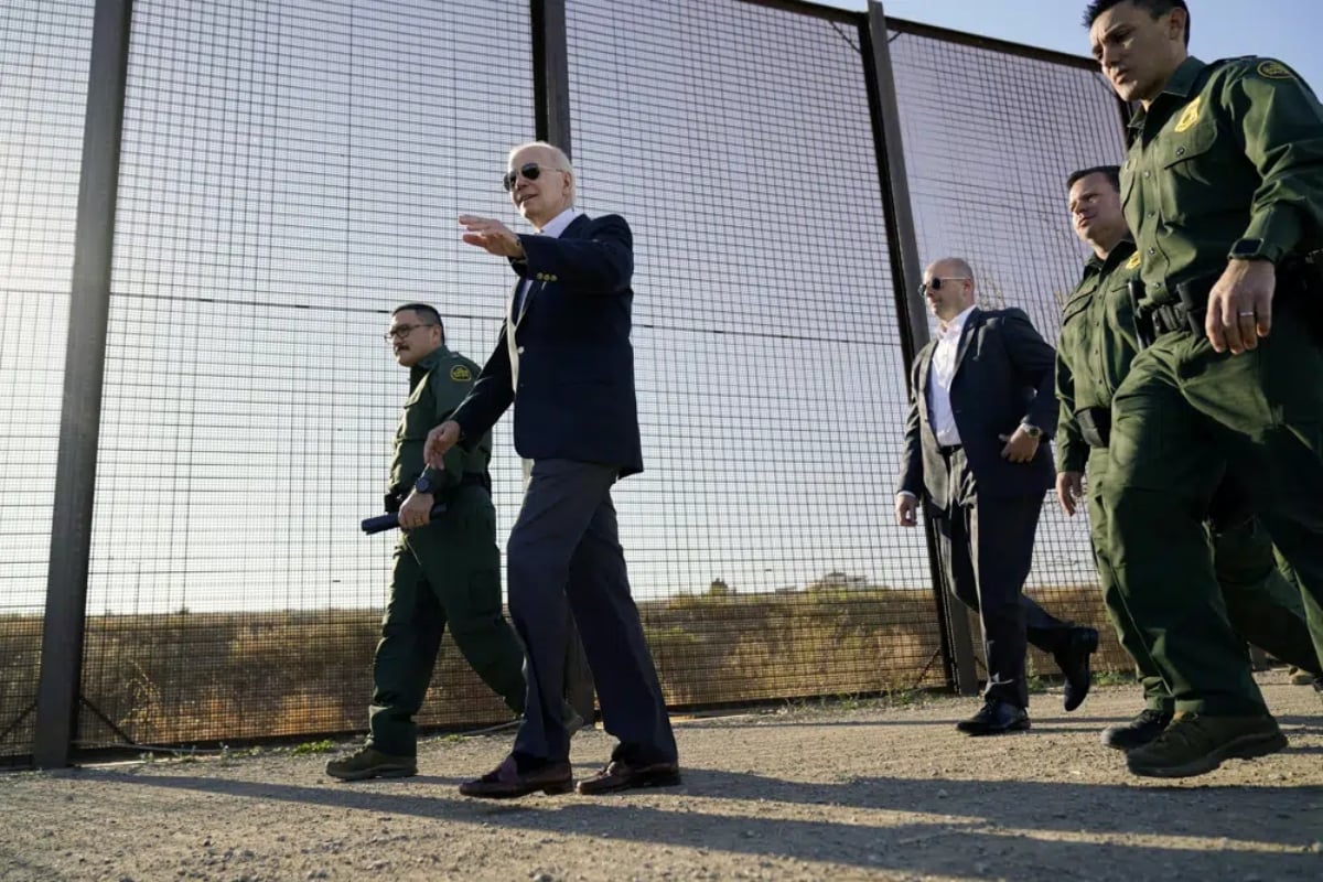 Reportan que el presidente Biden envía más de 1,500 agentes a la frontera con México