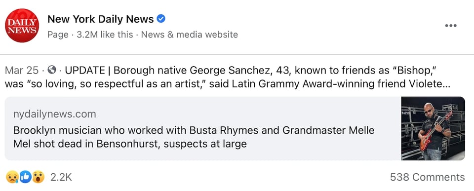 George Sanchez was lying on the stairs