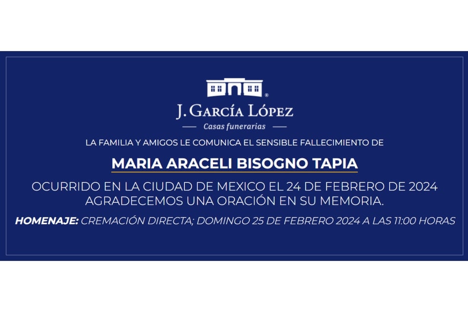 Daniel Bisogno's mother , María Araceli Bisogno Tapia, Loss, Grief, Sadness, MundoNOW