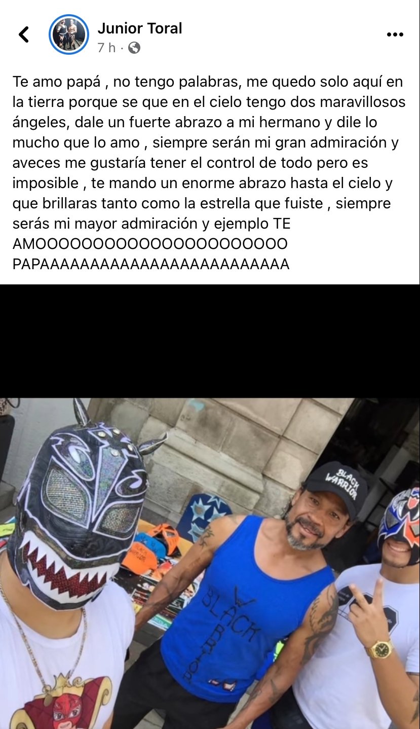 Así confirmó su hijo la muerte